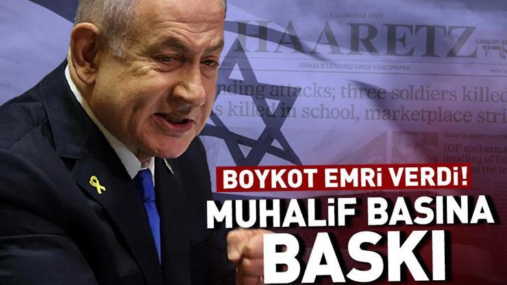 İsrailde muhalif basına baskı: Haaretz gazetesine boykot emri verildi