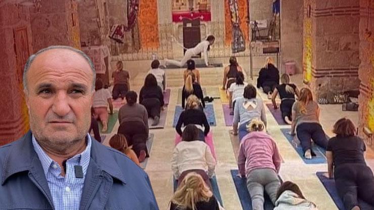 Kilisedeki yoga tepkilere neden olmuştu Açıklama geldi