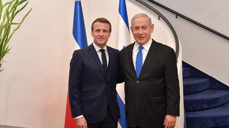 Netanyahu, Macron’dan UCM kararını uygulamamasını istedi