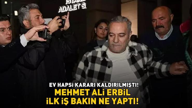 Ev hapsi kararı kaldırılmıştı Mehmet Ali Erbil ilk iş bakın ne yaptı GÖREN BİR DAHA BAKTI