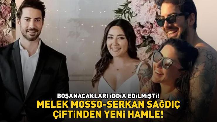 BOŞANACAKLARI İDDİA EDİLMİŞTİ Melek Mosso-Serkan Sağdıç çiftinden yeni hamle