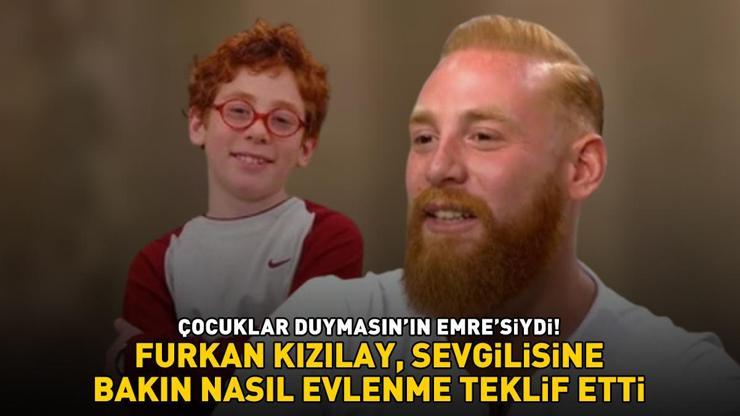 Çocuklar Duymasının Emresiydi Survivor Furkan Kızılay sevgilisine böyle evlenme teklifi etti