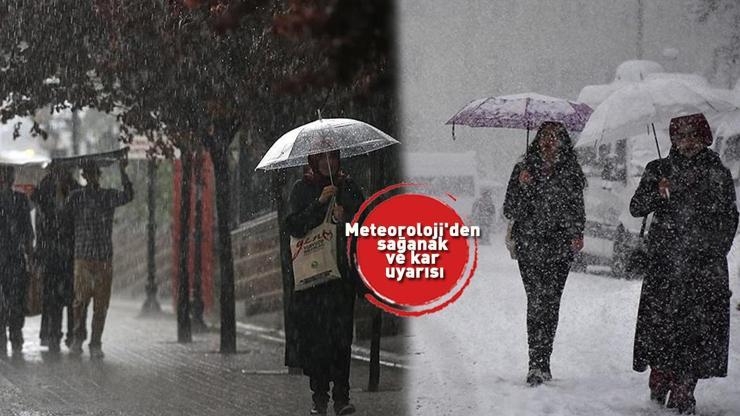 SON DAKİKA HABER | Dikkat Tarih belli oldu, Meteoroloji uyardı: Kar ve sağanak alarmı