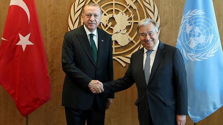 SON DAKİKA HABER | MGK esnasında kritik telefon Cumhurbaşkanı Erdoğan Guterres ile Suriyeyi görüştü