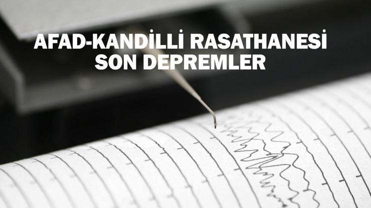 Deprem mi oldu 21 Aralık 2024 AFAD ve Kandilli Rasathanesi son depremler listesi