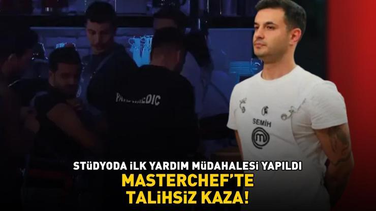 MasterChefte ödül oyununun kazananı belli oldu Talihsiz kaza STÜDYODA İLK YARDIM MÜDAHALESİ YAPILDI