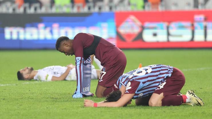 Trabzonspor kan kaybediyor Yerel basın puan kaybına öfkeli...