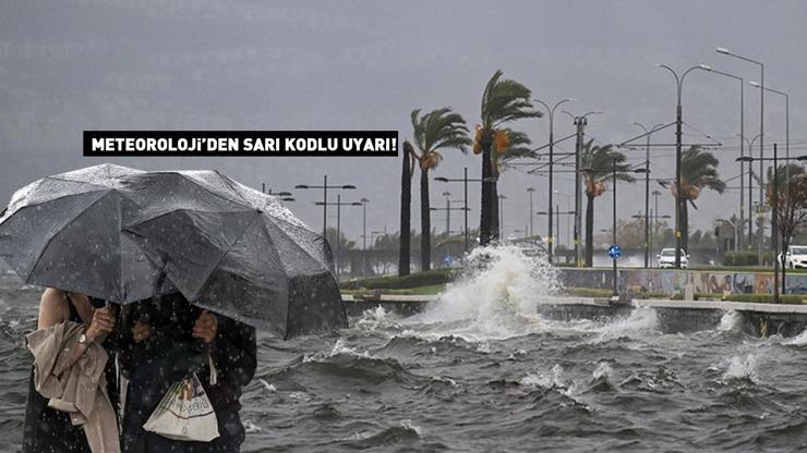 Bu illerde yaşayanlar dikkat Meteorolojiden sarı kodlu alarm: Kuvvetli sağanak geliyor