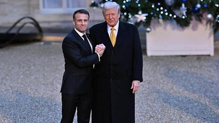 Macron, Trumpı Pariste ağırladı