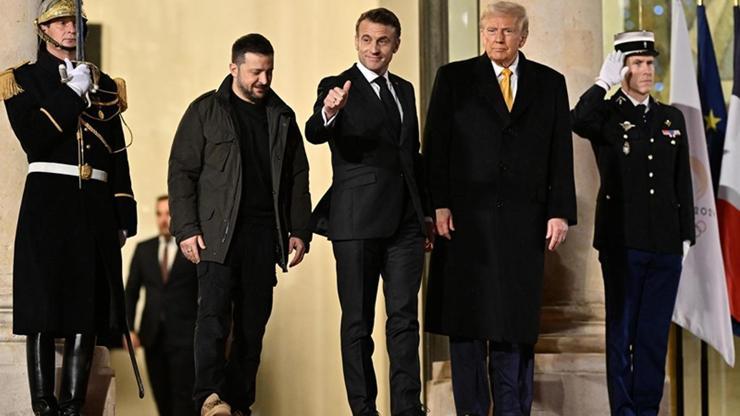 Pariste Ukrayna zirvesi: Zelenskiy, Trump ve Macrondan üçlü zirve