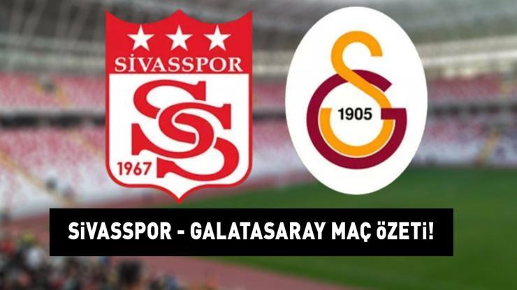 SİVASSPOR - GALATASARAY MAÇ SONUCU | 5 gollü nefes kesen karşılaşma