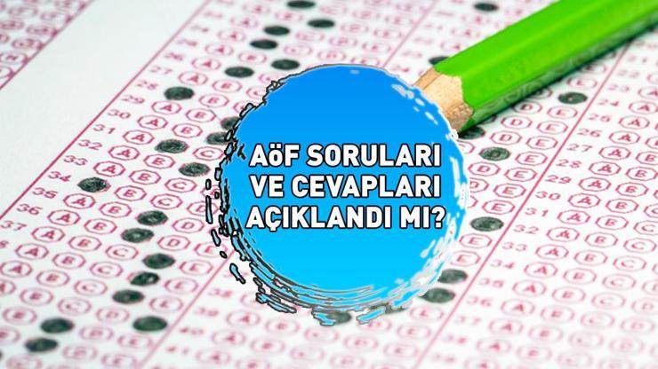 AÖF SORU KİTAPÇIĞI VE CEVAP ANAHTARI: 7 - 8 Aralık 2024 vize soruları ve cevapları açıklandı mı Gözler Anadolu Üniversitesinde