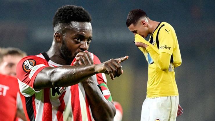 Fenerbahçeye iki gol atan Inaki Williams, Mert Müldürün hatasını itiraf etti Milli oyuncuyu eleştirdi...