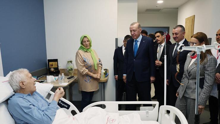 Cumhurbaşkanı Erdoğandan Kocaeli Şehir Hastanesinde tedavi gören hastalara ziyaret