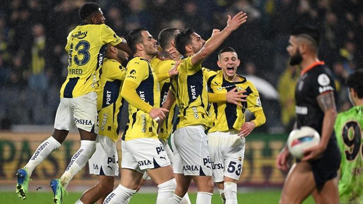 Kanarya, golcüleriyle güldü Fenerbahçe 3-1 Başakşehir