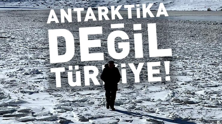 Antarktika değil, Türkiye Geceleri eksi 20 dereye kadar düşüyor...