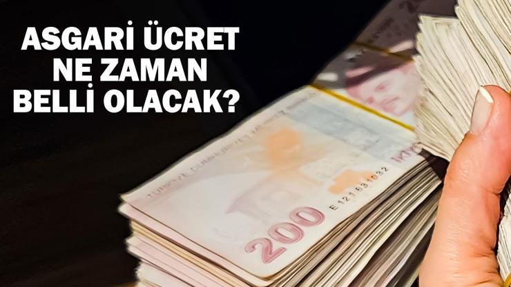 Asgari ücret ne zaman belli olacak ASGARİ ÜCRET ZAMMI 2025: Asgari ücret ne kadar olacak