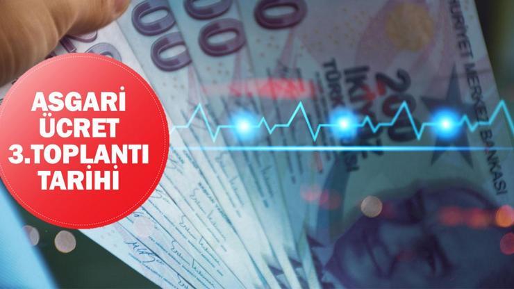 ASGARİ ÜCRET 3.TOPLANTI TARİHİ: Asgari Ücret Tespit Komisyonu 3. toplantısı ne zaman