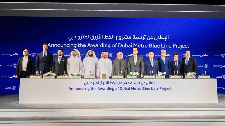 Dubai Metro Mavi Hat Projesi ihalesini Türk şirketler kazandı