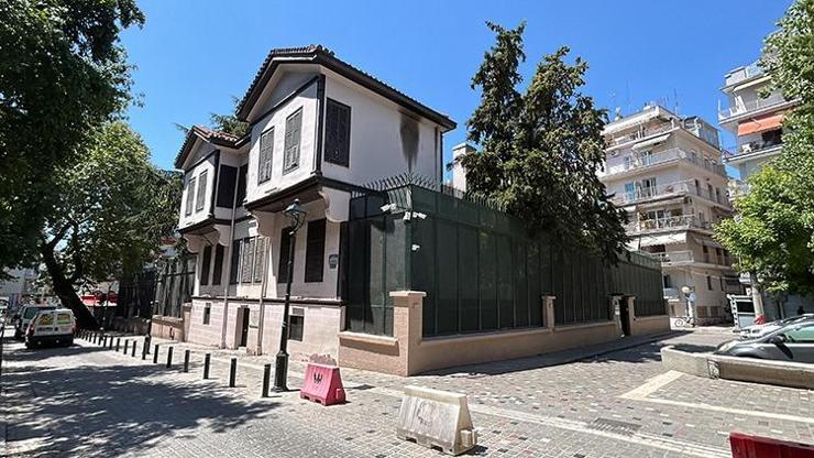 Selanikteki Atatürk Evinde yürütülen restorasyonun gelecek yıl tamamlanması planlanıyor