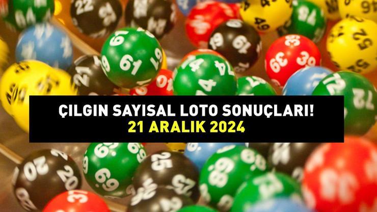 ÇILGIN SAYISAL LOTO SONUÇLARI 21 ARALIK 2024 | Milli Piyango Online Çılgın Sayısal Loto sonuçları nasıl öğrenilir 449.408.742,64 TL devretti