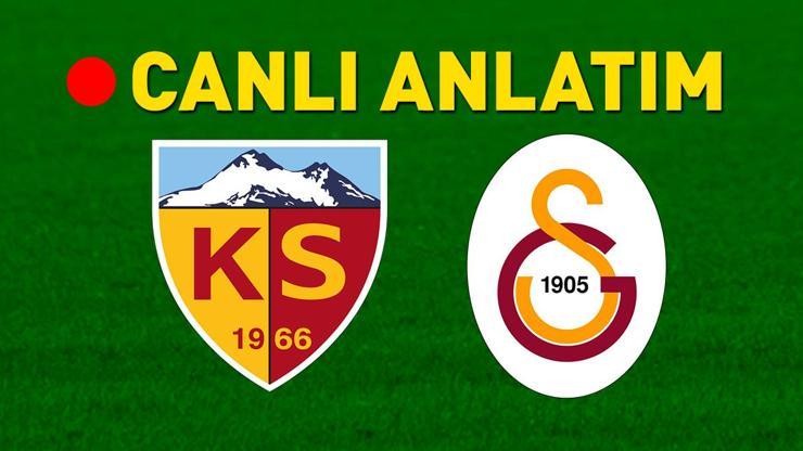 Kayserispor - Galatasaray maçı canlı izle