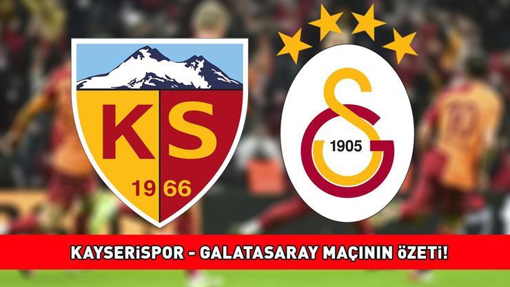 Galatasaray, Kayserispora gol yağdırdı Sarı-kırmızılılar, Fenerbahçe ile puan farkını 8e yükseltti