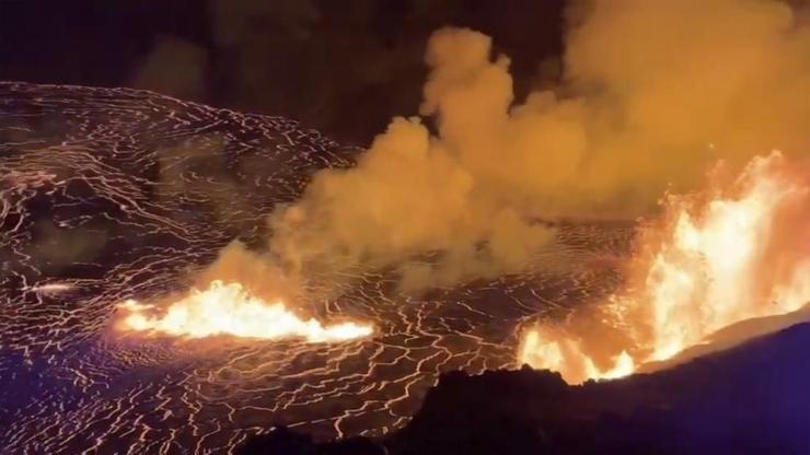 Kilauea uyandı Lavlar yaklaşık 650 dönümlük alanı kapladı... | Video Haber