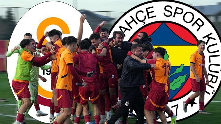 U17 maçında şoke eden skor Galatasaray, Fenerbahçeye gol oldu yağdı...