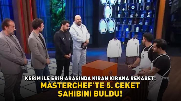 MasterChefte 5. ceket sahibini buldu Semih ve Erim kozlarını paylaştı ELENEN YARIŞMACI GÖZYAŞLARINI TUTAMADI