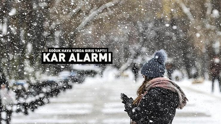 Son dakika.. Soğuk hava yurda giriş yaptı Meteoroloji uyardı: Kar alarmı