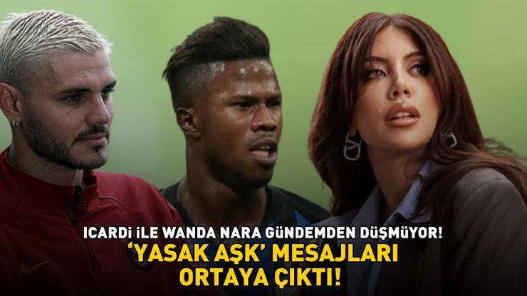 YASAK AŞK MESAJLARI ORTAYA ÇIKTI Galatasarayın yıldızı Mauro Icardi ve Wanda Nara gündemden düşmüyor