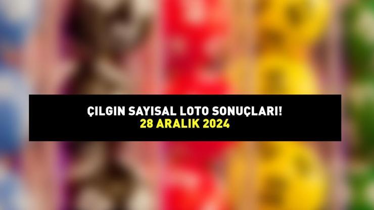 ÇILGIN SAYISAL LOTO SONUÇLARI 28 ARALIK 2024 | 466.473.804,41 TL büyük ikramiye devretti Çılgın Sayısal Loto sonuçları nasıl öğrenilir