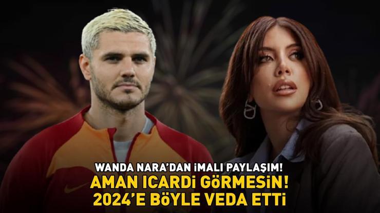 2024E BÖYLE VEDA ETTİ Galatasarayın yıldızı Icardinin boşanma aşamasında olduğu eşi Wanda Naradan imalı paylaşım