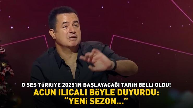 O SES TÜRKİYE 2025İN BAŞLAYACAĞI TARİH BELLİ OLDU Acun Ilıcalı böyle duyurdu: Yeni sezon...