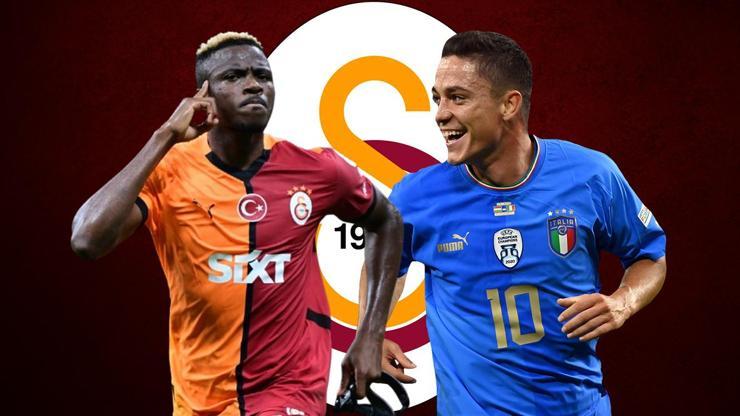 Galatasarayın transfer gündeminde son dakika gelişmesi Mikautadze olmazsa, Osimhenin arkadaşı Giacomo Raspadori geliyor...