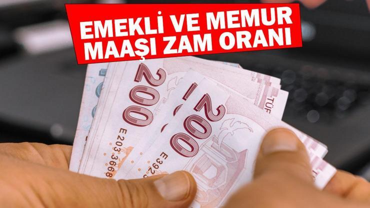 EMEKLİ VE MEMUR MAAŞI ZAM ORANI| 6 aylık enflasyon farkı ne kadar oldu