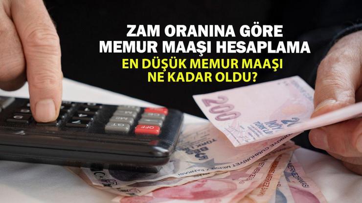 MEMUR ZAMMI 2025: Memurlar ne kadar zam olacak Zam oranına göre en düşük memur maaşı