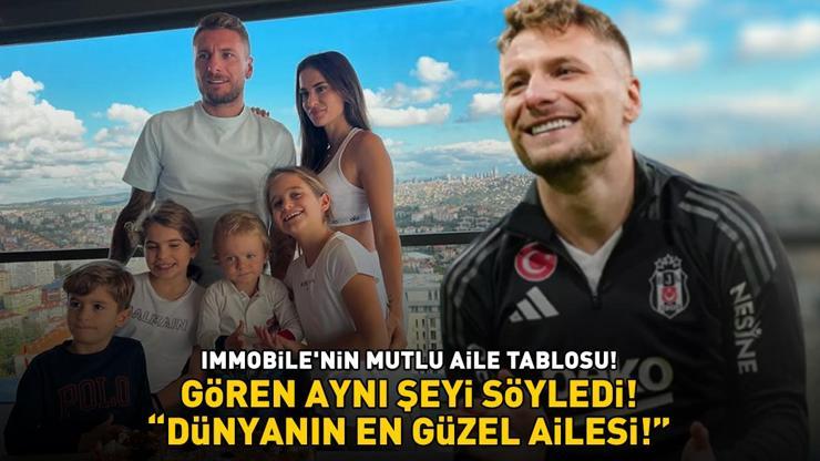 Beşiktaşın yıldızı Ciro Immobilenin çocuklarına bakın DÜNYANIN EN GÜZEL AİLESİ