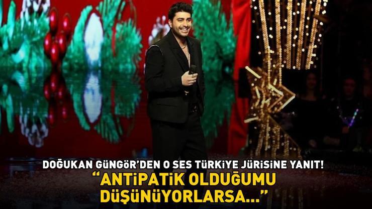 Kızılcık Şerbetinin Fatihi Doğukan Güngörden O Ses Türkiye jürisine yanıt: ANTİPATİK OLDUĞUMU DÜŞÜNÜYORLARSA...