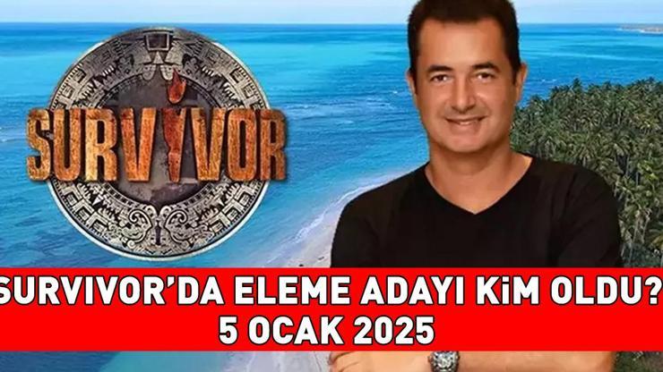 Survivor 2025 eleme adayı kim oldu, dokunulmazlığı kim kazandı 5 OCAK 2025 SURVIVOR ELEME ADAYI