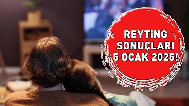 REYTİNG SONUÇLARI AÇIKLANDI 5 OCAK 2025 | Survivor, Şakir Paşa Ailesi, Kim Milyoner Olmak İster İşte TOTAL, AB reyting sonuçları listesi...