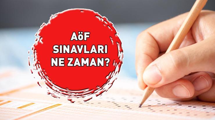 AÖF sınavları ne zaman, final sınavları hangi tarihte 2025 AÖF sınav giriş belgesi ekranı