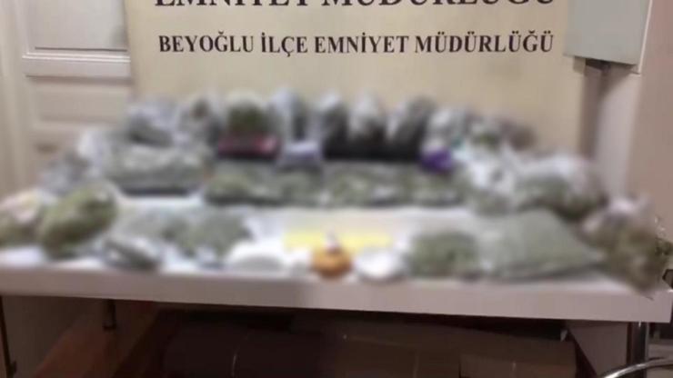 BEYOĞLUNDA UYUŞTURUCU OPERASYONU | 30 kilogram uyuşturucu ele geçirildi