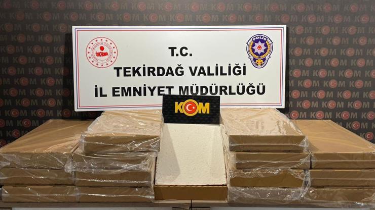Tekirdağ’da 75 bin makaron ele geçirildi