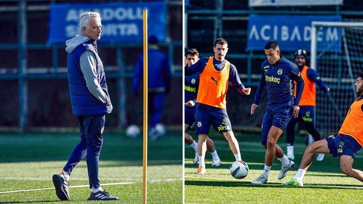 Fenerbahçe, Jose Mourinho yönetiminde antrenmanlarını sürdürdü