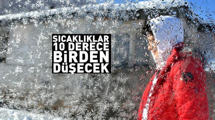 Dikkat Donmaya hazır olun... Meteoroloji tarih verdi: Sıcaklıklar 10 derece birden düşecek