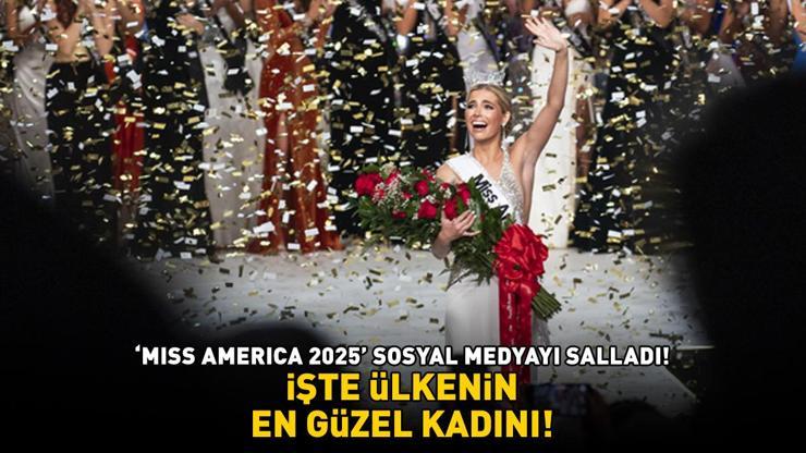 Miss America 2025 sosyal medyayı salladı İşte ülkenin en güzel kadını...