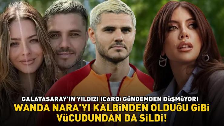 Galatasarayın yıldızı Icardi, Wanda Narayı kalbinden olduğu gibi vücudundan da sildi O 2 DÖVME ARTIK YOK