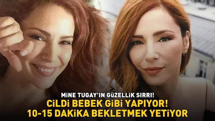 Kim der ki 46 yaşında Mine Tugayın güzellik sırrı 10-15 dakika bekletmek yetiyor, cildi bebek gibi yapıyor